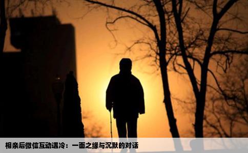相亲后微信互动遇冷：一面之缘与沉默的对话