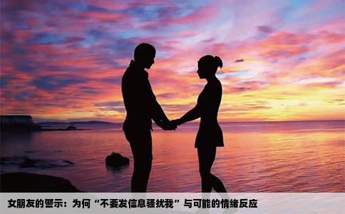 女朋友的警示：为何“不要发信息骚扰我”与可能的情绪反应