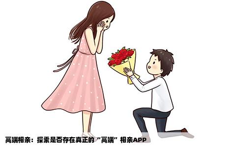 高端相亲：探索是否存在真正的“高端”相亲APP