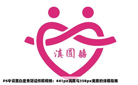 PS中设置白底免冠证件照规格：441px高度与358px宽度的详细指南