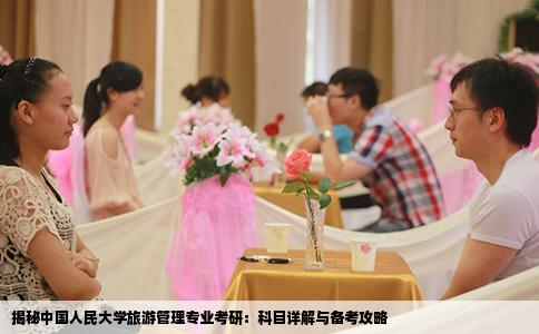 揭秘中国人民大学旅游管理专业考研：科目详解与备考攻略